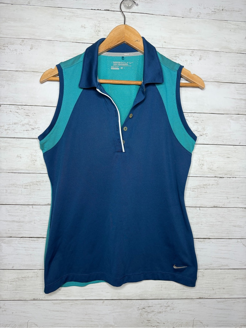 Nike Golf Tour Performance Women’s Sleeveless Polo Tank Top Size Medium